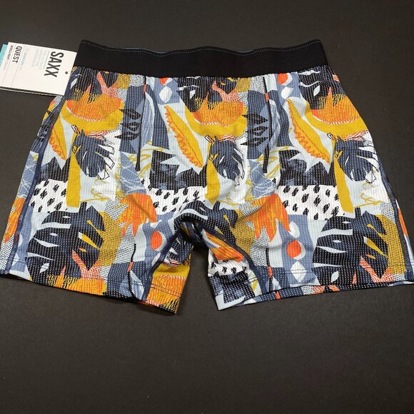 NWT - Saxx Slim Fit Quest Boxer Brief - Tropical - Size Small - Picture 4 of 4